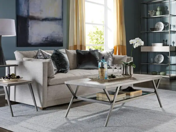 Signature Designs Adamo Silver Gray Cocktail Table - Image 2