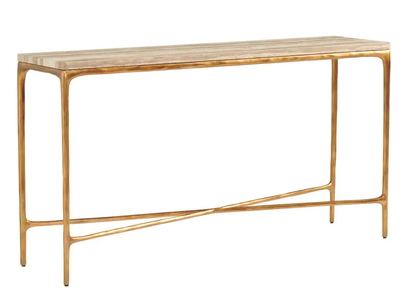 722b6d21484a435f32de2385fa61447b Menlo Park Console With Stone Top 740-967 - Image 1