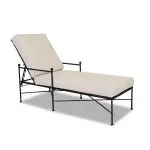 Provence Chaise Lounge in Canvas Flax w/ Self Welt
