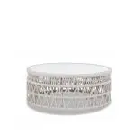 Dana Coffee Table with Honed Carrara Marble Top