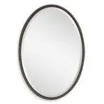 Sherise Oval Mirror, Bronze