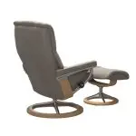 Stressless® Mayfair (M) Signature Base Recliner with Ottoman - Image 4