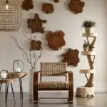 Kalani Indoor-outdoor Wood Wall Decor, Natural, S/3 - Image 4