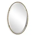 Twisted Branch Oval Mirror