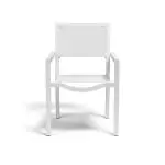 Naples Stackable Sling Dining Chair - Image 2