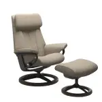 Stressless® Paul (M) Signature Base Recliner with Ottoman