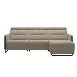 Stressless® Emily Steel 2 seater + Long Seat (M) (with 1 Power seat)