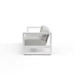 Newport Sofa in Cast Silver, No Welt - Image 3
