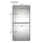 Matty Square Mirrors, S/2 - Image 4