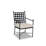 Provence Dining Chair in Canvas Flax w/ Self Welt
