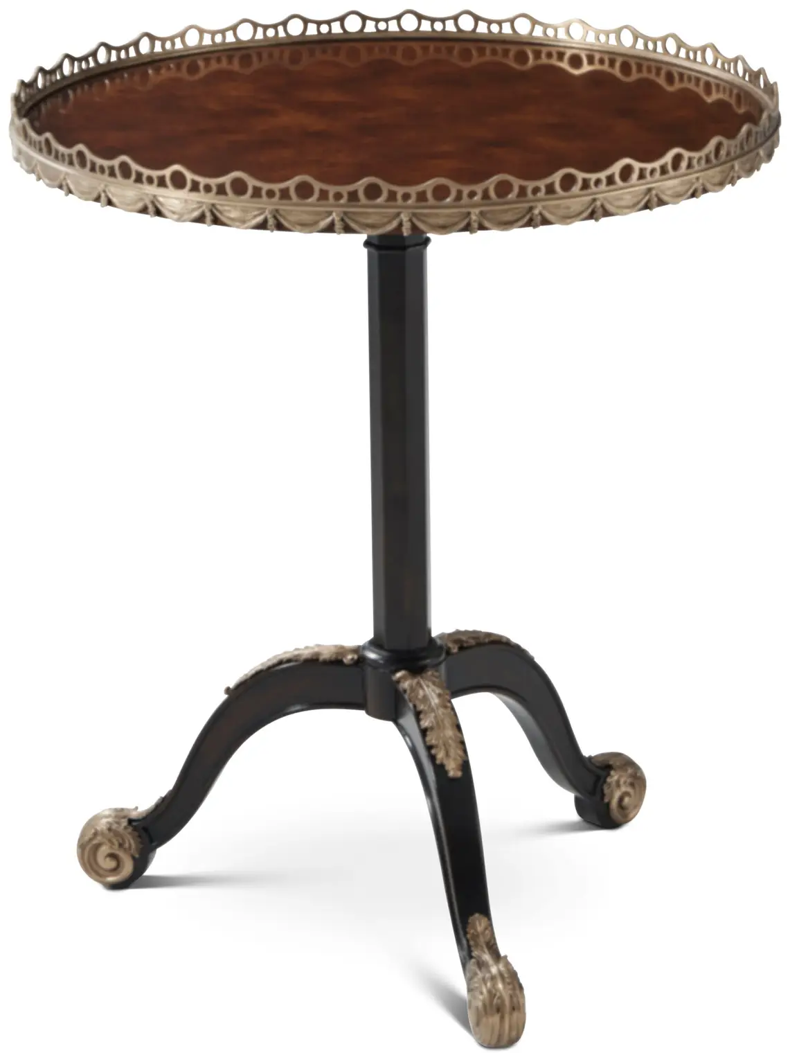997c0c241df4307a57e43a31eb2e4c55 Ta Originals - Galleried Appeal Accent Table - Image 1