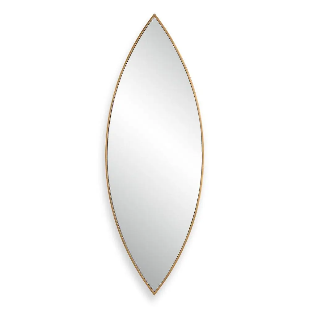 9ba60f0ae5568ba40f3307c1d3de5da1 Ellipse Mirror, Gold - Image 1
