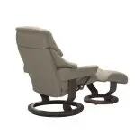 Stressless® Reno (M) Classic Base Recliner with Ottoman - Image 5