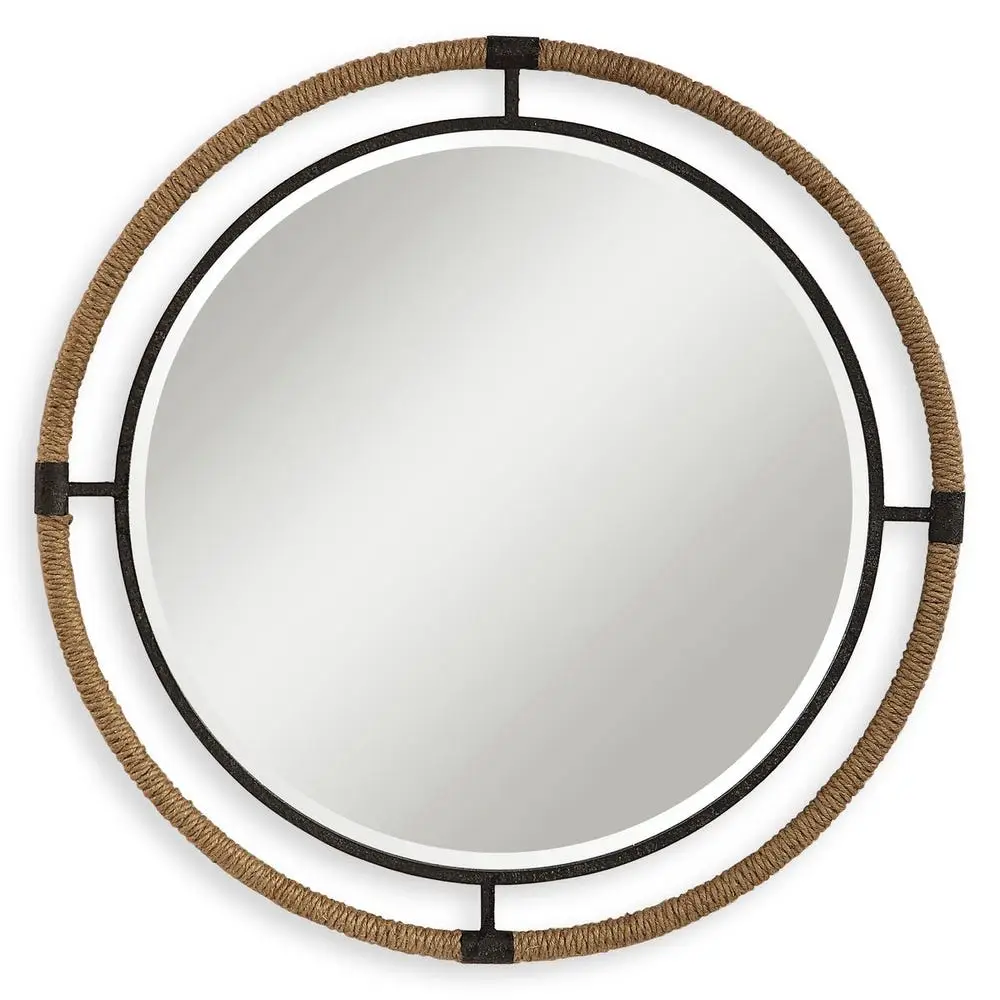 a1c4ae4fa90aea943b65c5b72472c4d0 Melville Round Mirror - Image 1