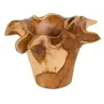 Teak Flow Indoor-outdoor Bowl, Natural