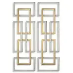 Aerin Metal Wall Panels, S/2