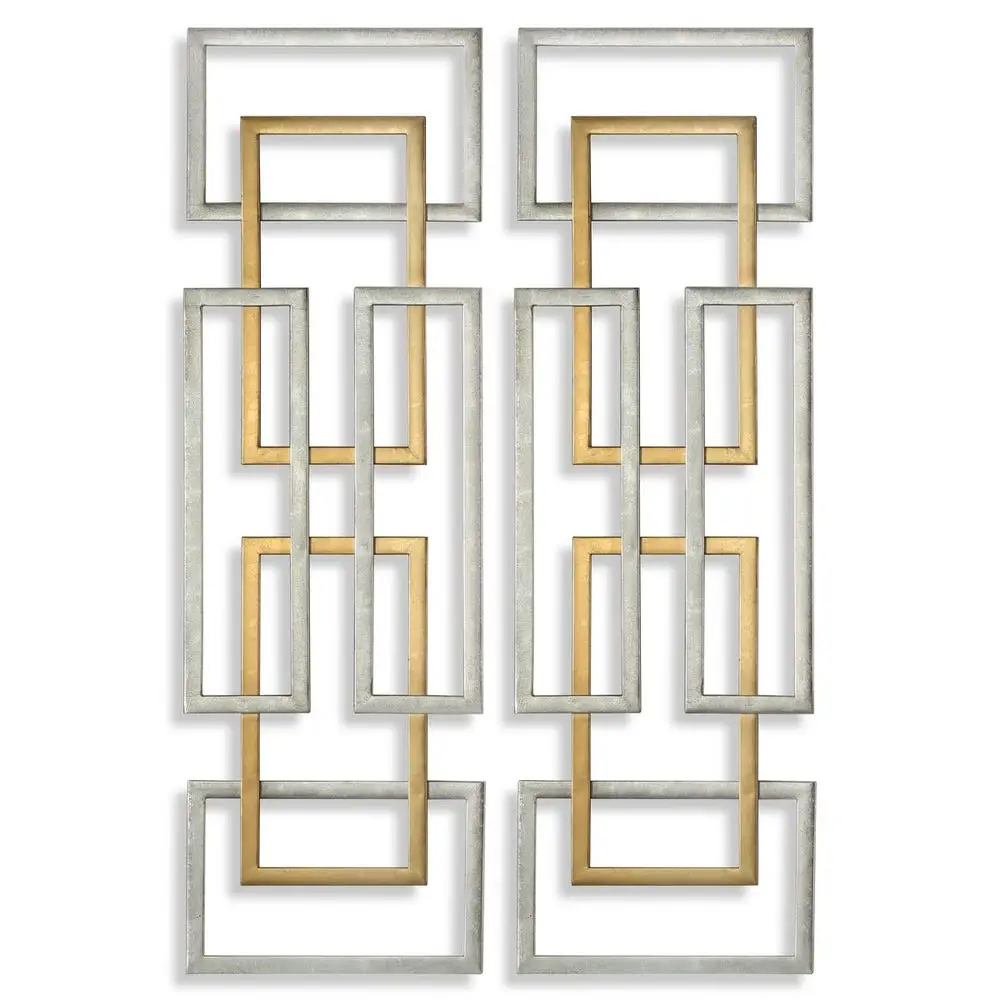aeb80eb3c8a9fcac19a9031aa6a110d8 Aerin Metal Wall Panels, S/2 - Image 1