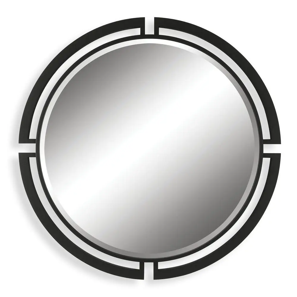 b130229c5011d14269f3f910d284d1d0 Quadrant Round Mirror - Image 1