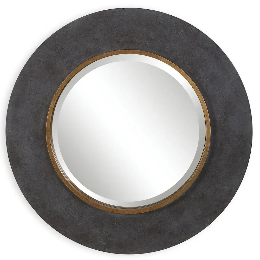 b3812badd3107dbbfa80a8e22746c4d7 Saul Round Mirror - Image 1