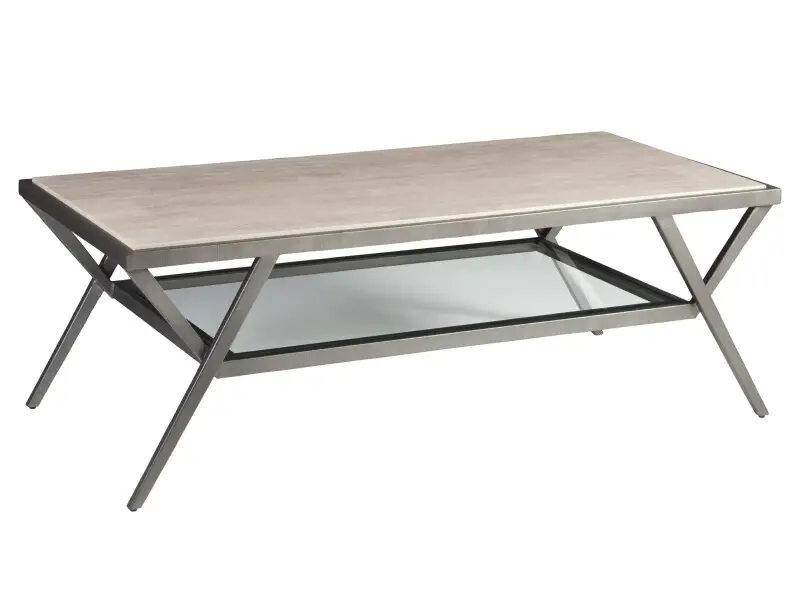 b446a4d47764f1e12bb83b55c6ade0c1 Signature Designs Adamo Silver Gray Cocktail Table - Image 1