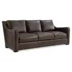 Ventura Leather Sofa Without Pillows