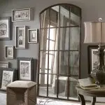 Amiel Large Arch Mirror, Bronze - Image 5