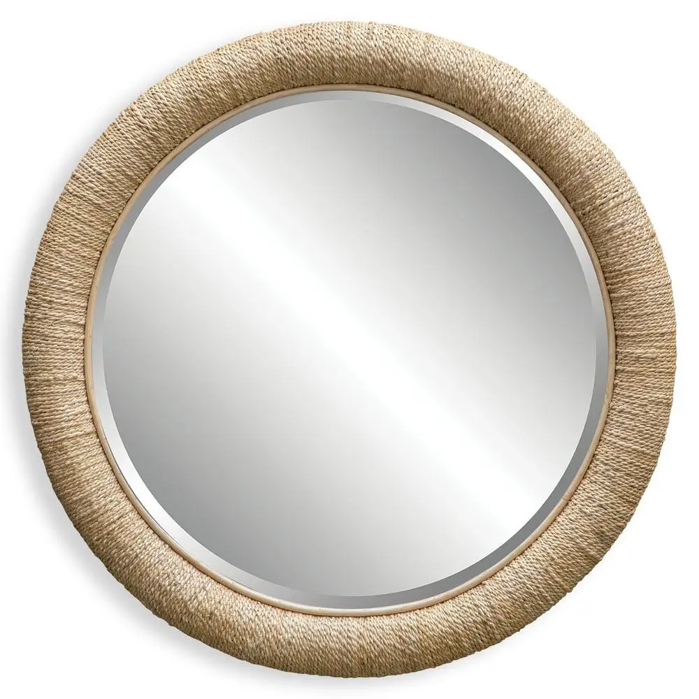cbcc9471dc67536f6d70cd360c2c3821 Mariner Round Mirror, Natural - Image 1