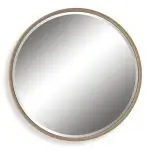 Ranchero Round Mirror, Natural