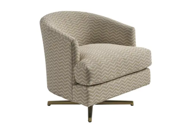 Graves Swivel Chair - Brass 7654-11BSW