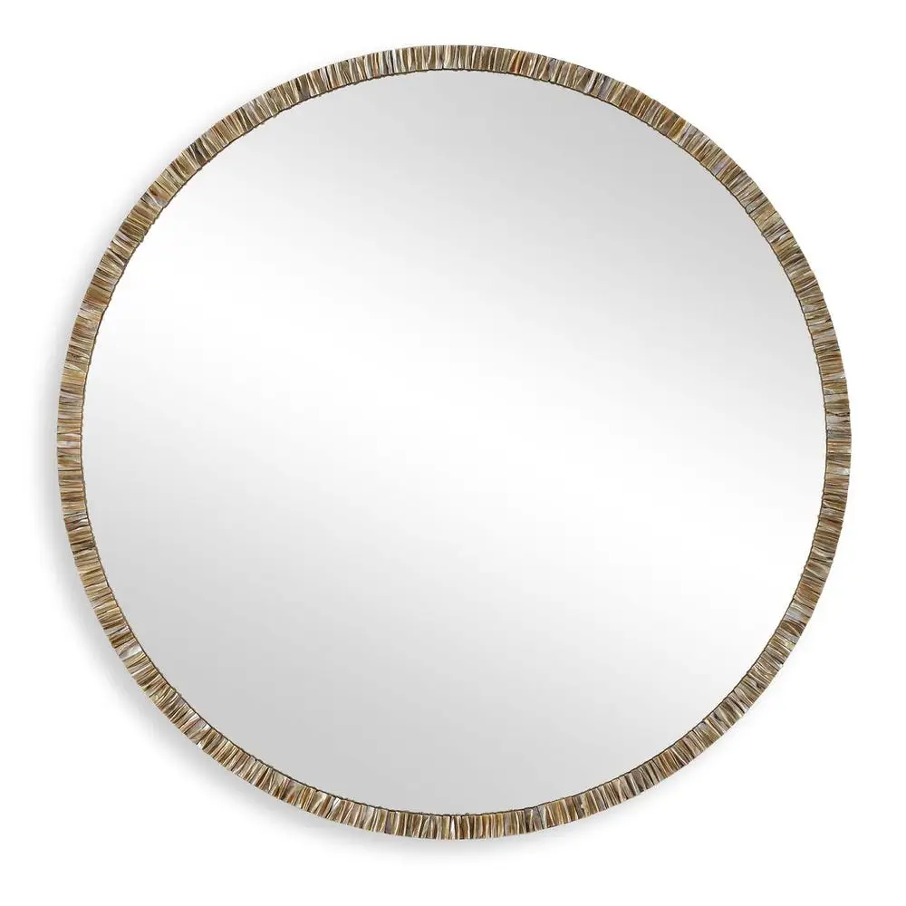 e1661bee5842ce21f5de0ac73307ea85 Odeon Round Mirror - Image 1