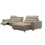 Stressless® Emily Wide arm 2 seater + Center + Long Seat (L) (with 1 Power seat) - Image 3