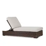 Montecito Adjustable Chaise in Canvas Flax w/ Self Welt