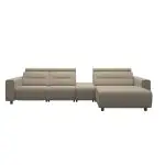 Stressless® Emily Wide arm 2 seater + Center + Long Seat (L) (with 1 Power seat)