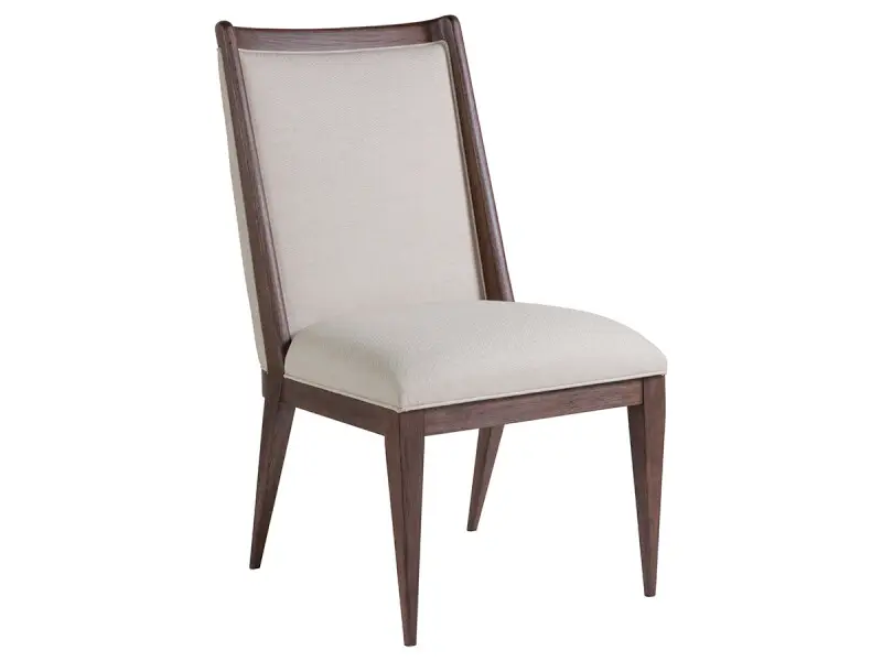 ee49b02469722ac915ff6247c20c4ee1 Cohesion Program Haiku Upholstered Side Chair 2057-880-42 - Marrone - Image 1