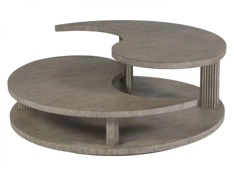 ff2698edd8e37930c4aac9c6562736fd Signature Designs Yin Yang Round Cocktail Table - Image 1