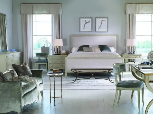 899-175 - Maison ‘47 Upholstered Tall Hb Tall Fb Panel Bed - Queen 5/0 - Image 3