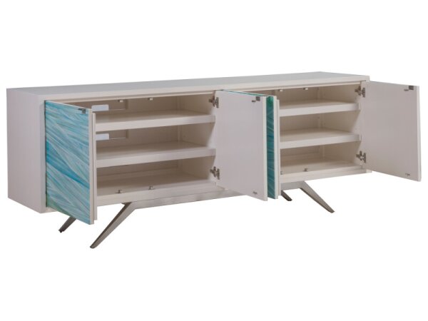Signature Designs Blue Wave Media Console - Image 2